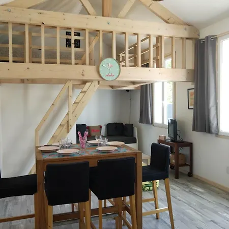 בית נופש Maison Aloha Esprit Tiny House אולון-סור-מר